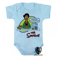 Body Bebê Infantil Simpsons Apu indiano India - Foto 3