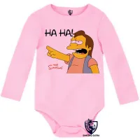 Body Bebê Infantil Simpsons Nelson bart lisa amigos - Foto 4