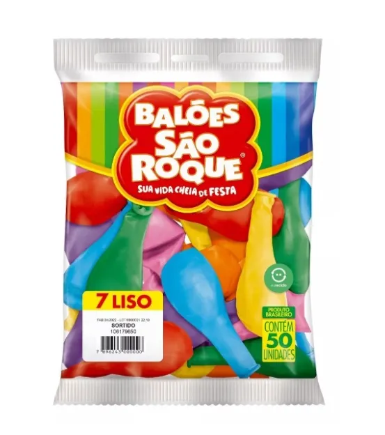 Bexiga Látex Nº7 Sortida São Roque C/50