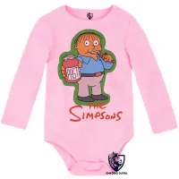 Body Bebê Infantil simpsons ralph colega bart lisa homer - Foto 4