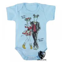 Body Bebê Infantil Sou Minnie tu Mickey - Foto 3