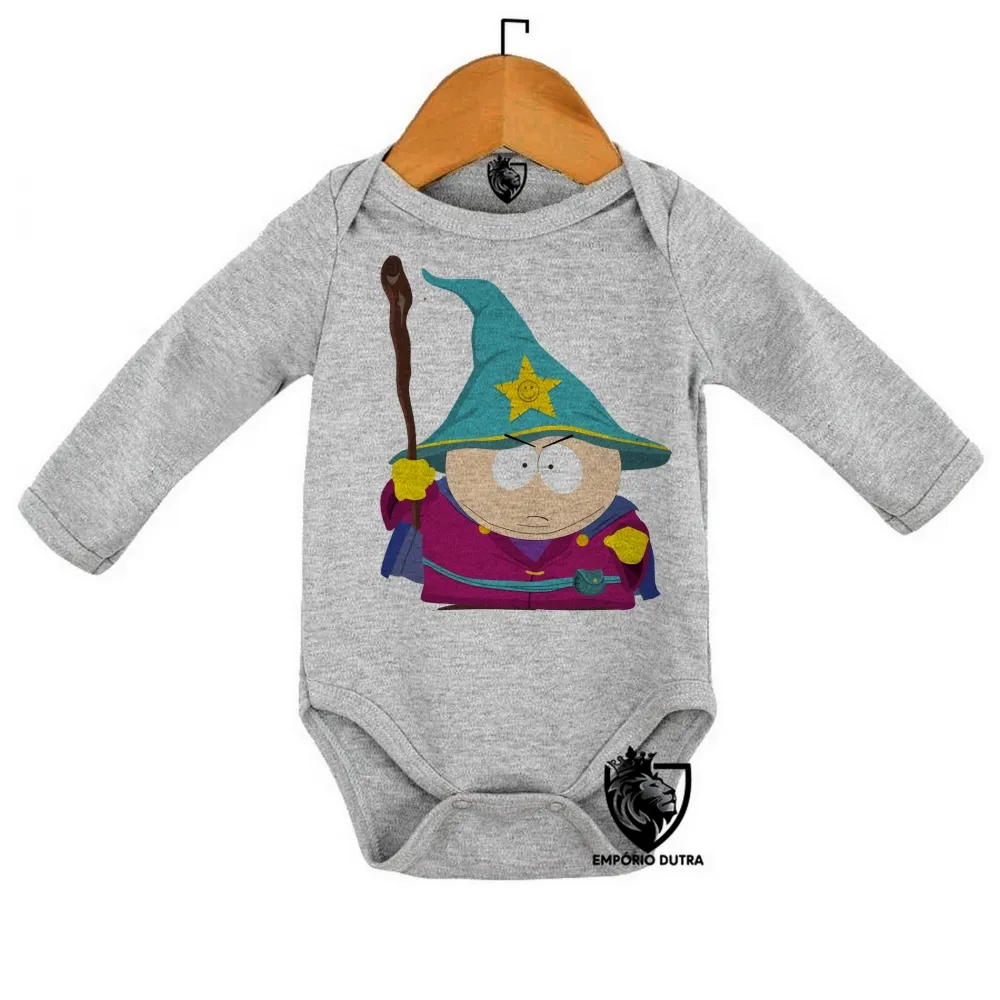 Body Bebê Infantil south park cartman bruxo desenho Imagem