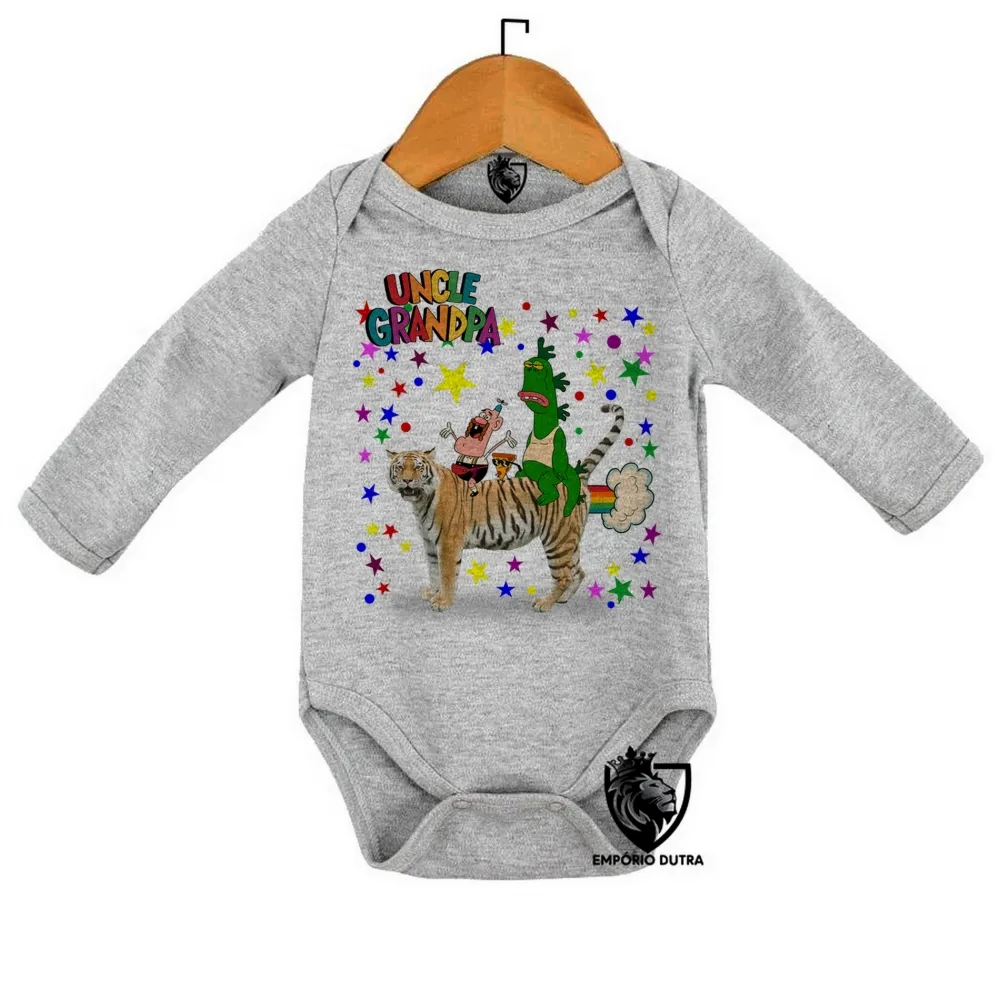 Body Bebê Infantil Titio avô tigreza Imagem