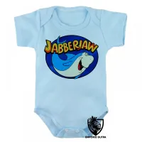 Body Bebê Infantil tutubarao jabberjaw tubarão jaws - Foto 3