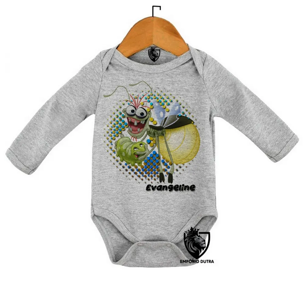 Body Bebê Infantil Vagalume princesa e o sapo evangeline Imagem