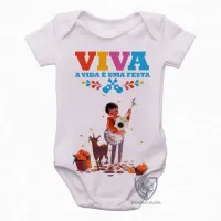 Body Bebê Infantil Vida é uma festa cachorro - Foto 2