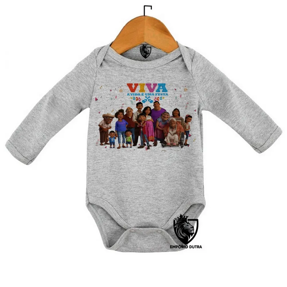 Body Bebê Infantil Vida é uma festa todos Imagem
