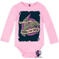 Body Bebê Infantil Zé Jacaré Vodu é pra Jacu Pica Pau - Foto 4