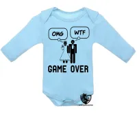 Body Bebê Infantil Casamento game over engraçado - Foto 3