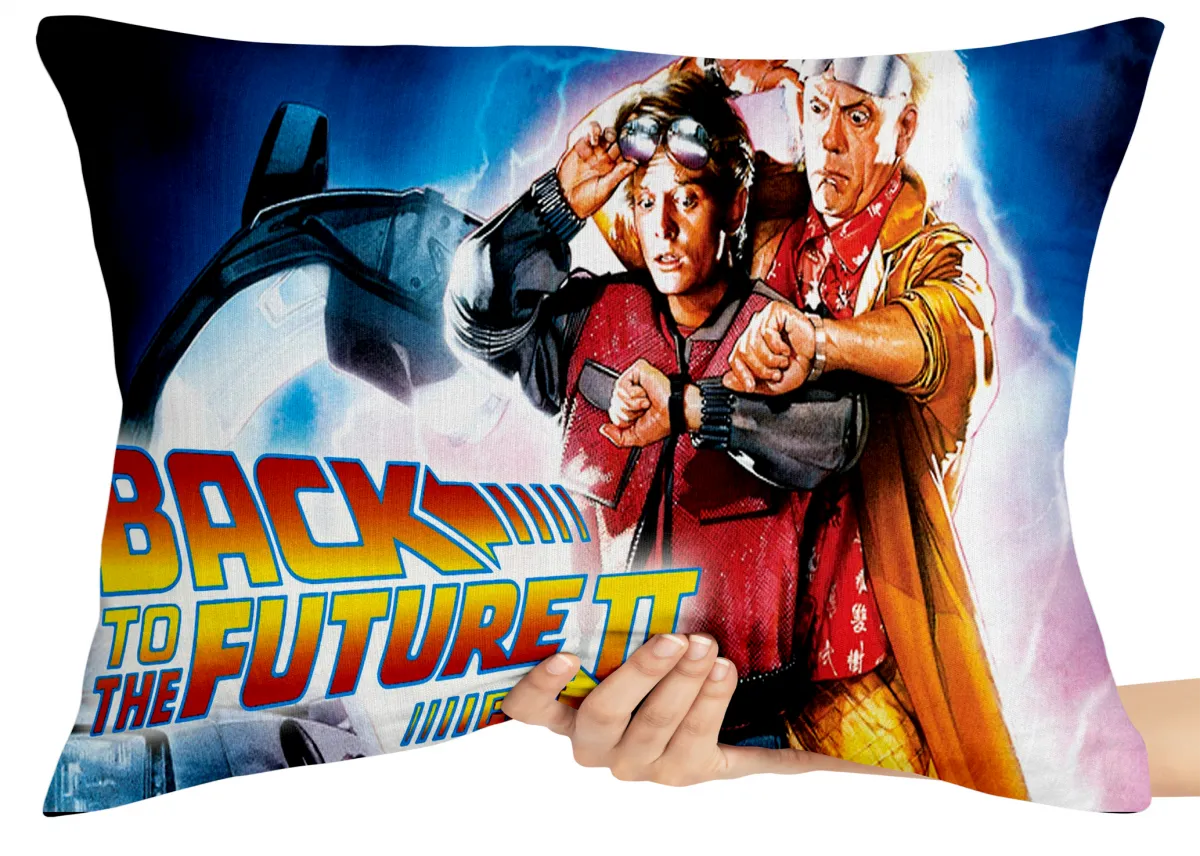  Capa de Almofada ou Travesseiro De volta para o futuro Dr e Martin Imagem