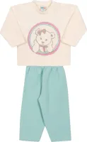 Pijama Ursinho - Brilha no Escuro - Creme - Soft