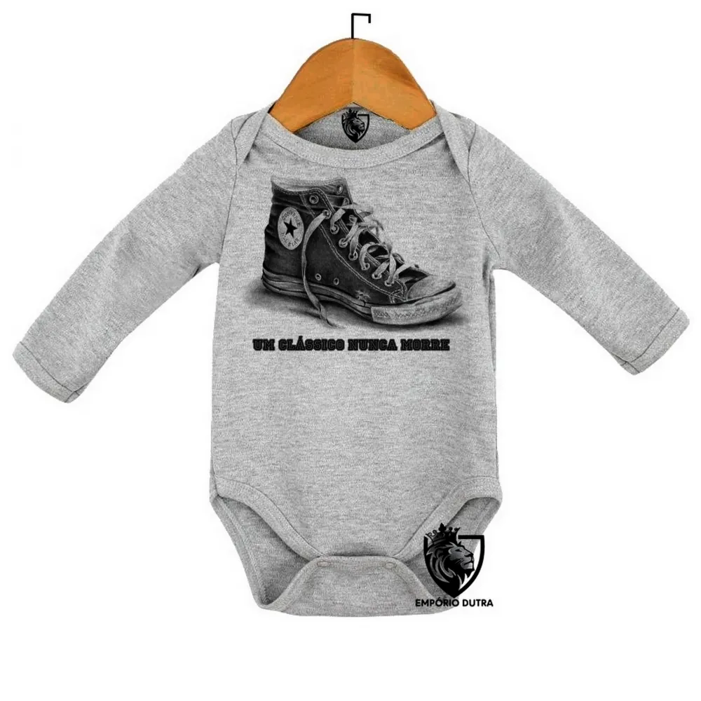 Body Bebê Infantil Clássico nunca morre All Star