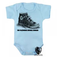 Body Bebê Infantil Clássico nunca morre All Star - Foto 3