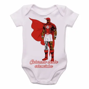 Body Bebê Infantil Colorado inter internacional futebol torcedor - Foto 2