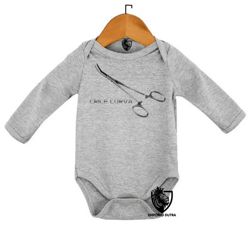 Body Bebê Infantil Crile curva medico enfermeira