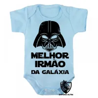 Body Bebê Infantil darth vader melhor irmão galaxia star wars - Foto 3