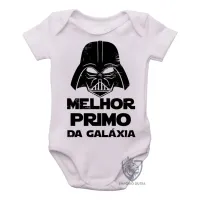 Body Bebê Infantil darth vader melhor primo galaxia star wars - Foto 2