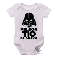 Body Bebê Infantil darth vader melhor tio galaxia star wars - Foto 4