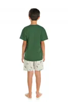 Pijama Labirinto - Brilha no Escuro - Verde - Verão - Foto 2