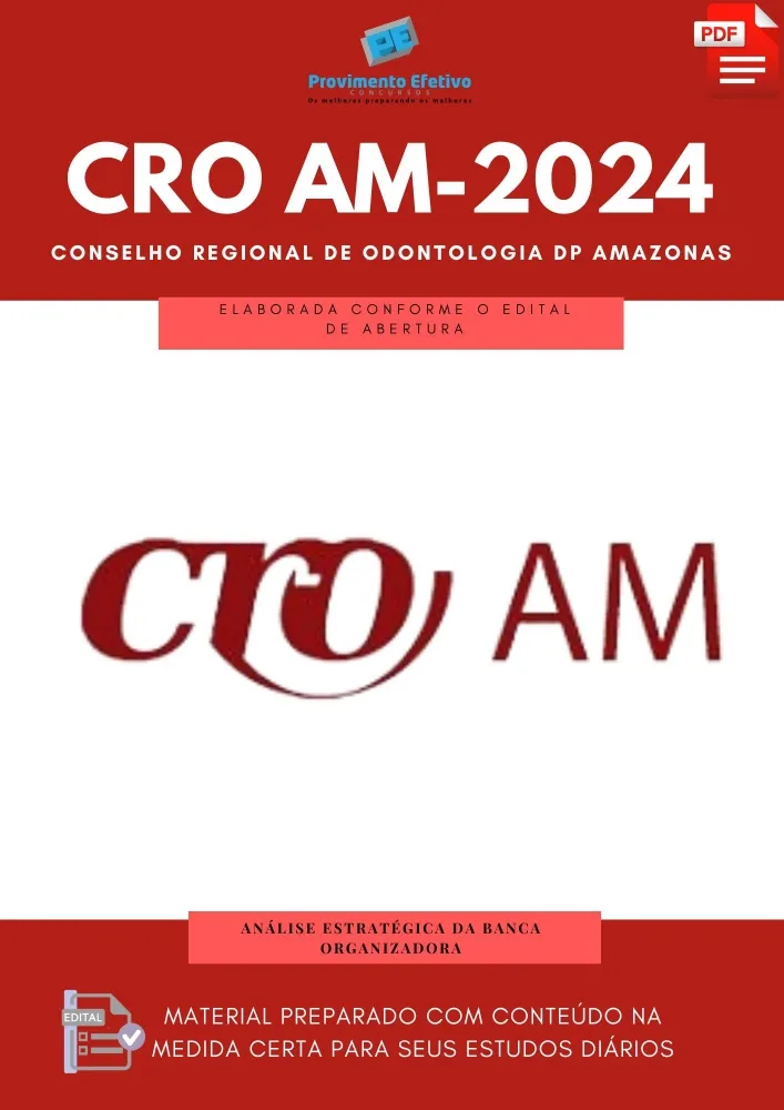Apostila CRO AM 2024