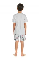 Pijama Quadrinhos - Brilha no Escuro - Cinza - Verão - Foto 2