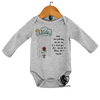 Body Bebê Infantil Eleve suas palavras não sua voz