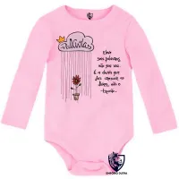 Body Bebê Infantil Eleve suas palavras não sua voz - Foto 4