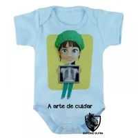 Body Bebê Infantil Enfermagem arte cuidar - Foto 3