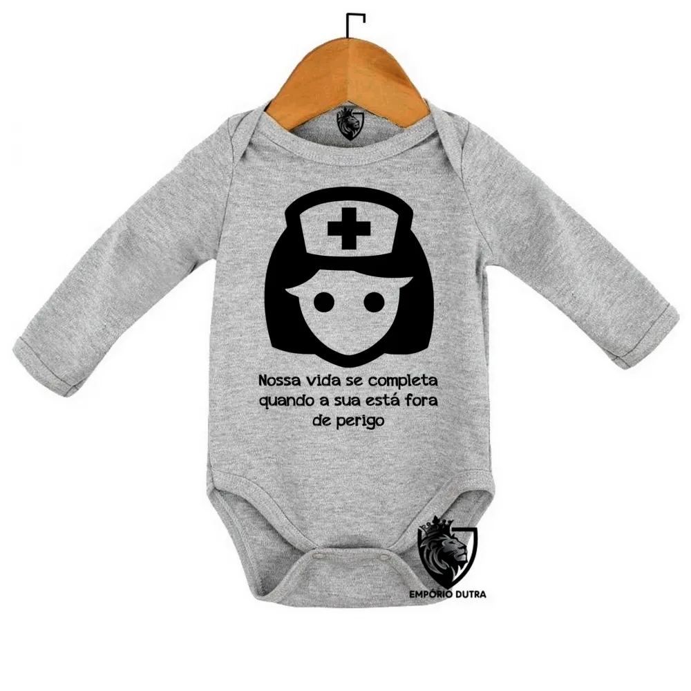 Body Bebê Infantil Enfermagem nossa vida Imagem
