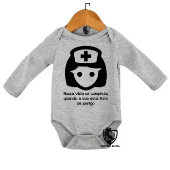 Body Bebê Infantil Enfermagem nossa vida