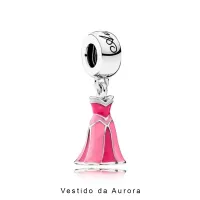 Berloque Pendente Vestido das Princesas Disney – em Prata925 - Foto 3