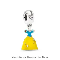 Berloque Pendente Vestido das Princesas Disney – em Prata925 - Foto 4