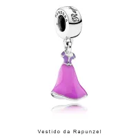 Berloque Pendente Vestido das Princesas Disney – em Prata925 - Foto 8