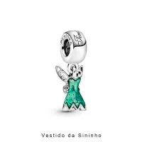Berloque Pendente Vestido das Princesas Disney – em Prata925 - Foto 9