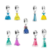 Berloque Pendente Vestido das Princesas Disney – em Prata925 - Foto 11