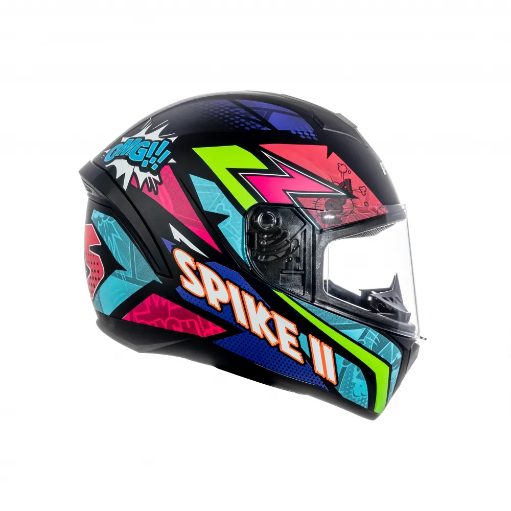 Capacete Peels Spike 2 HQS Preto Fosco Color