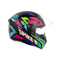 Capacete Peels Spike 2 HQS Preto Fosco Color - Foto 2