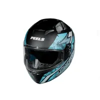 Capacete Peels Spike 2 HQS Preto Fosco Cinza - Foto 3
