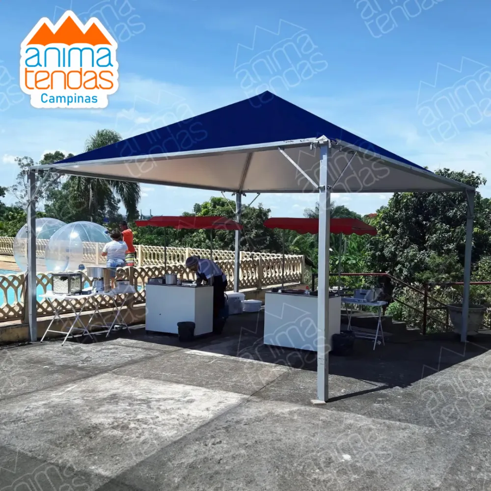 Tenda Piramidal  4x4 Calhada