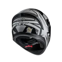 Capacete Peels Spike 2 1ST Preto Prata - Foto 5