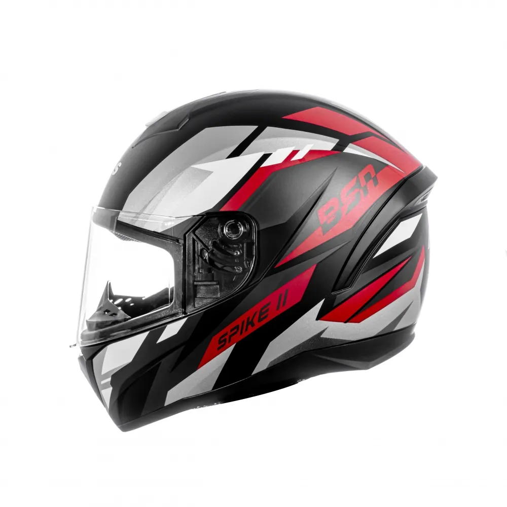 Capacete Peels Spike 2 BSN Preto Fosco Vermelho Imagem