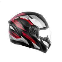 Capacete Peels Spike 2 BSN Preto Fosco Vermelho - Foto 2