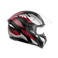 Capacete Peels Spike 2 BSN Preto Fosco Vermelho - Foto 3