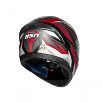 Capacete Peels Spike 2 BSN Preto Fosco Vermelho - Foto 4
