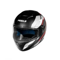Capacete Peels Spike 2 BSN Preto Fosco Vermelho - Foto 5