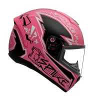 Capacete Peels Spike 2 STK Preto Fosco Rosa - Foto 3
