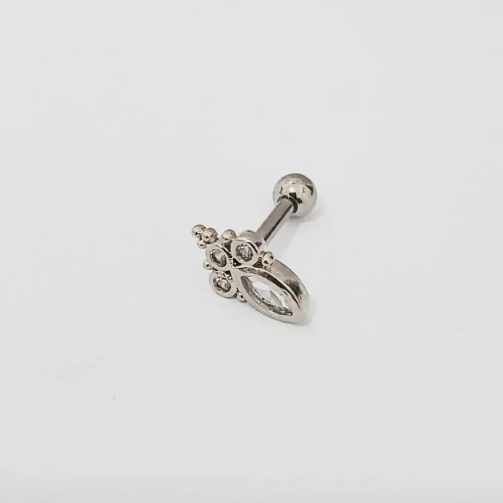 Micro Bell Aço Banho de Diamante ORNAMENTAL - TLIN BNH06