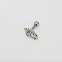 Micro Bell Aço Banho de Diamante ORNAMENTAL - TLIN BNH06