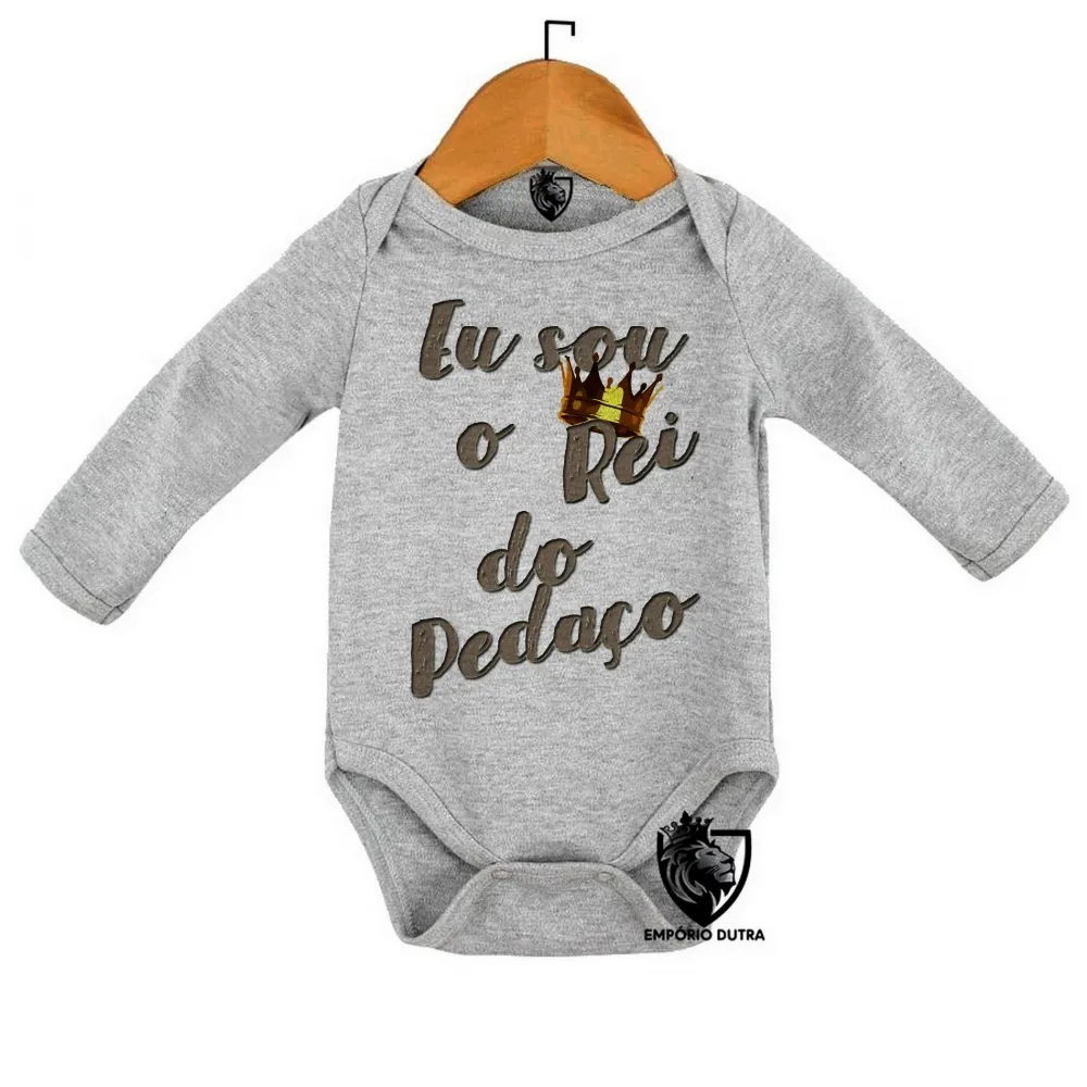 Body Bebê Infantil Eu sou o Rei do pedaço