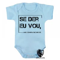 Body Bebê Infantil frase engraçada internet youtube se der eu vou - Foto 3